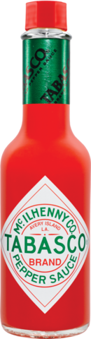 TABASCO® Red Pepper Sauce, Scharfe Rote Chilli Sauce von McIlhenny, USA in der 60ml Glas-Flasche | © TABASCO® DE